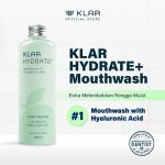 KLAR HYDRATE+ Mouthwash with Hyaluronic Acid Yuzu Matcha