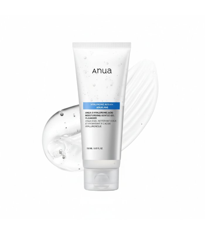 main-n-a-anua-8-hyaluronic-acid-moisturizing-gentle-gel-cleanser ANUA — 8 Hyaluronic Acid + Squalane Moisturizing Gentle Gel Cleanser — 150 ml - Image 1